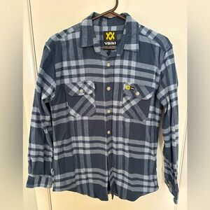 Men’s Volkl ski Flannel Button Down Shirt M